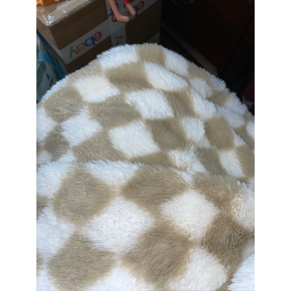 30"x40" HB Blanket 50420 Babyvision‎ Gold Brown Satin Backing Mink